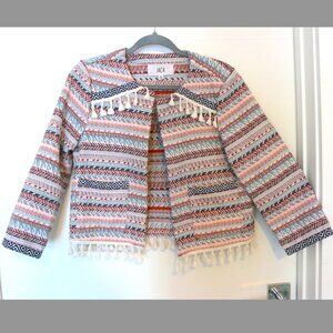 NWOT Jack by BB Dakota Gilbreth Cropped Tassel Jacket Women’s Size Medium M